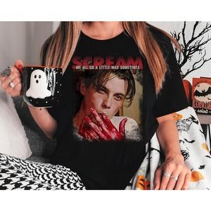Scream Billy Loomis We All Go A Little Mad Sometimes Shirt Halloween Movie